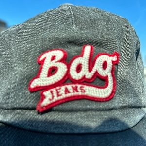 NWT Bdg Jeans Cap 🧢 Black Distressed Denim